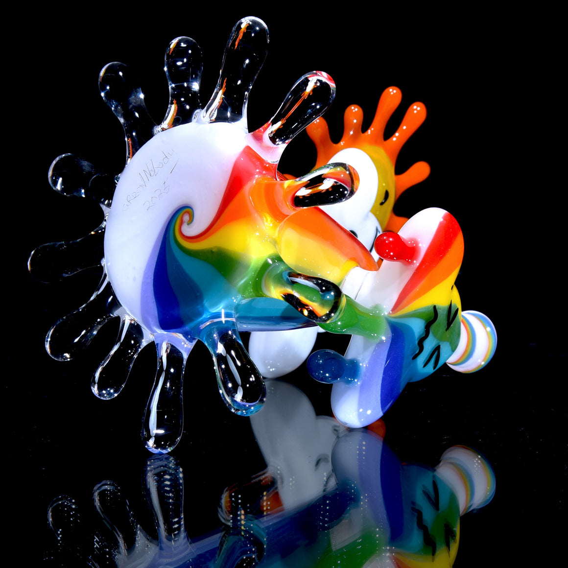 Smiling Sun w/ Puking Rainbow Cloud Rig  - 10mm Female