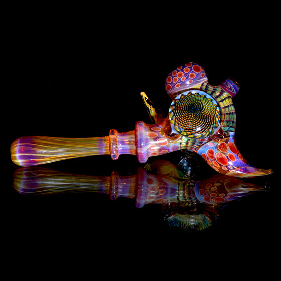 Amber Purple Wrap-n-Rake & Reticello Donut Sherlock