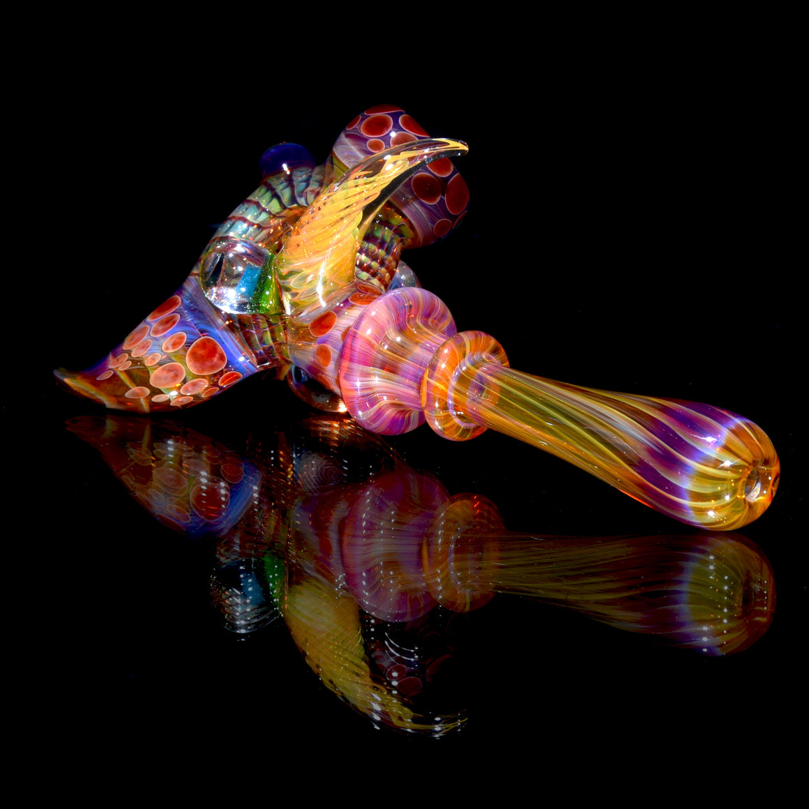 Amber Purple Wrap-n-Rake & Reticello Donut Sherlock