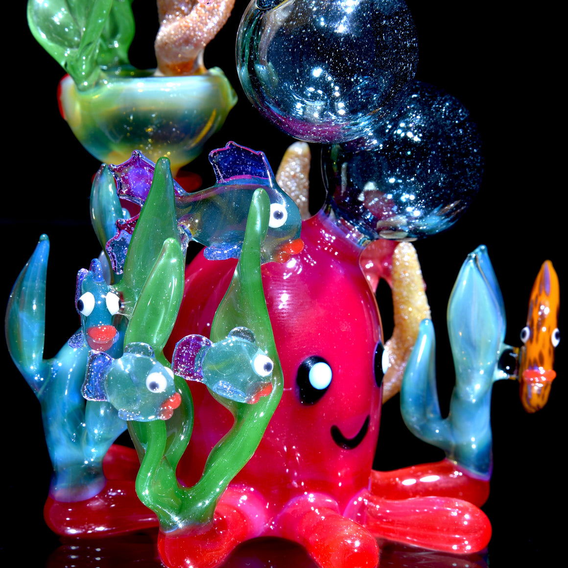 "Blooper" Oceanic Reef Scene Rig w/ Matching Cap - 10mm Female