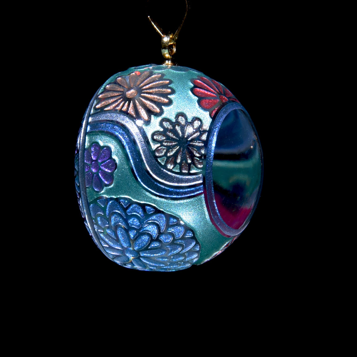 Butterfly Kaleidoscope Pendant - Celeste