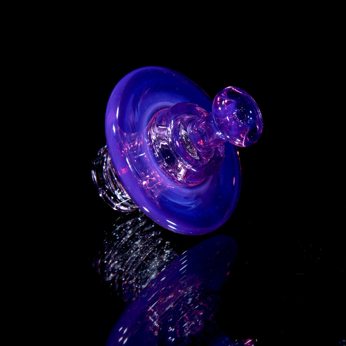 Colored Flat Top Single-channel Spinner Cap - Royal Jelly