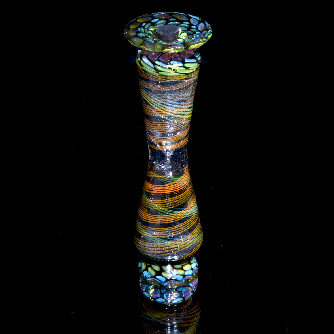 Fully-worked Fume Honeycomb/Reticello Hourglass Sand Timer