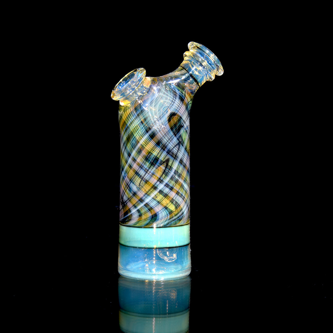 Gold & Silver Fume Reti Dewaar Bottle Rig - 10mm Female