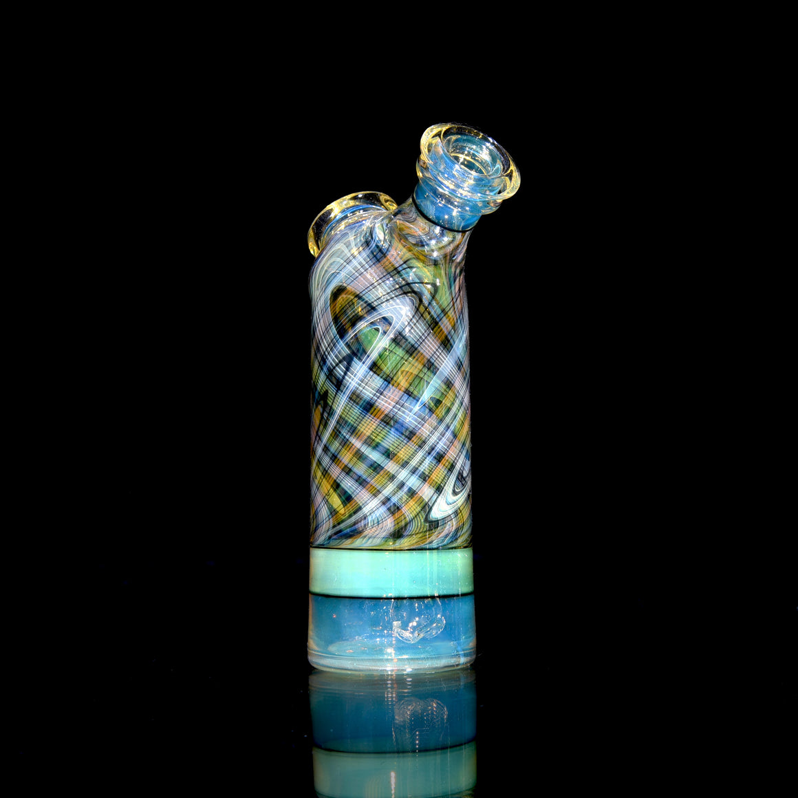 Gold & Silver Fume Reti Dewaar Bottle Rig - 10mm Female