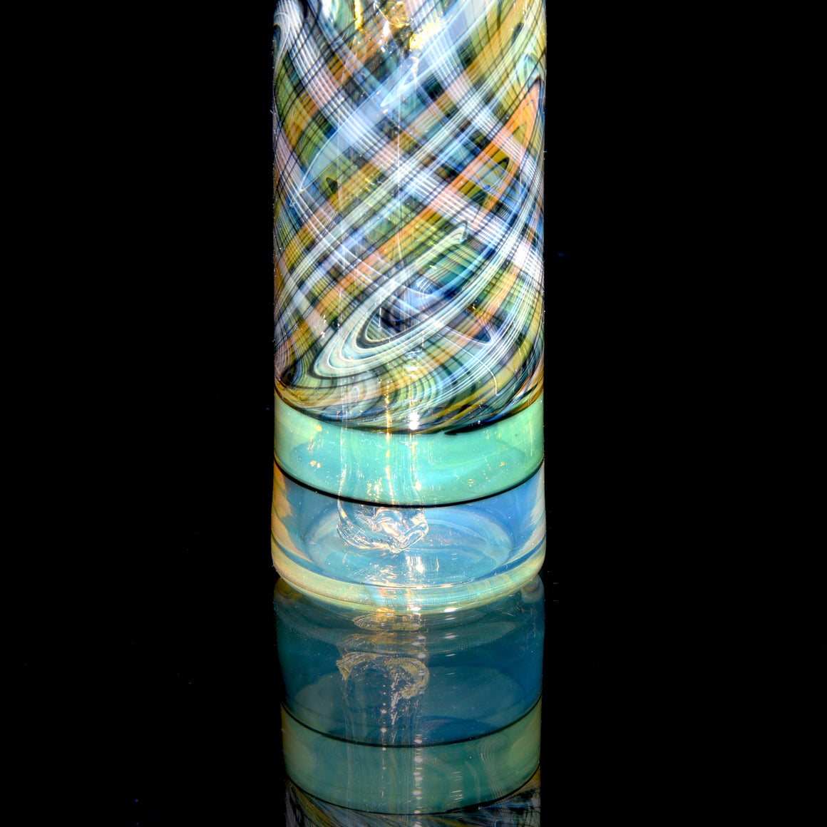 Gold & Silver Fume Reti Dewaar Bottle Rig - 10mm Female