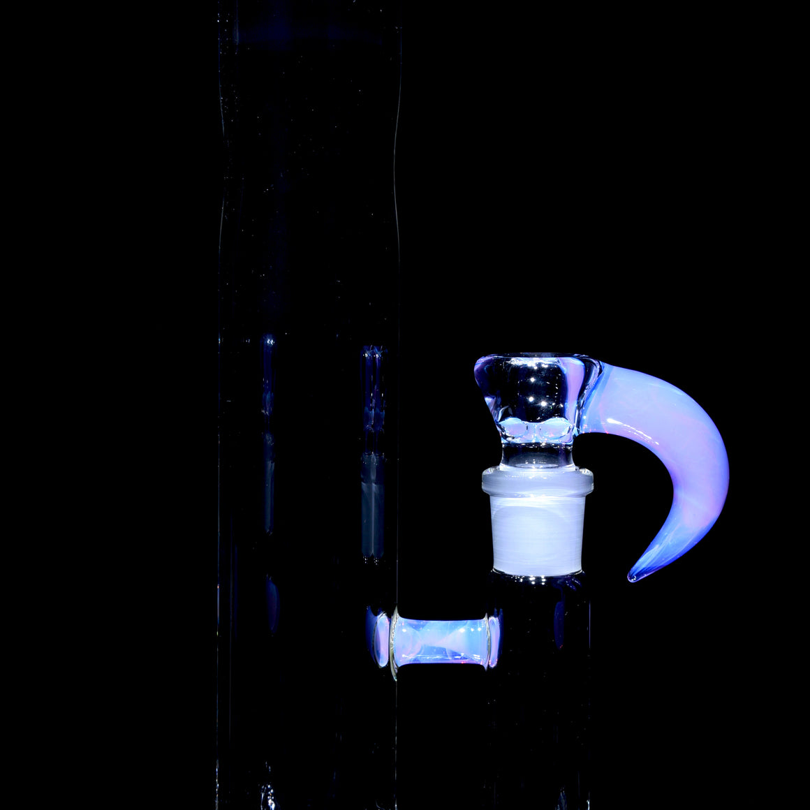 Accented 44mm Upgrid Double Stemline Straight Tube w/ 4-hole Horned Slide - Neo Opal - 18mm Female