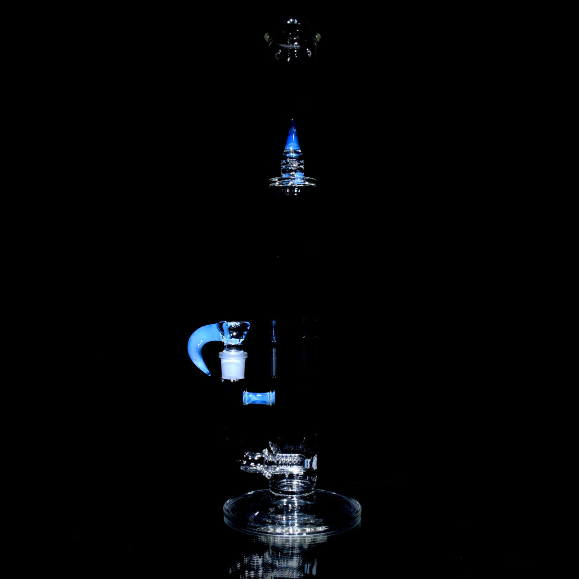 Accented 44mm Upgrid Stemline Straight Tube w/ 4-hole Horned Slide - Ozone - 18mm Female