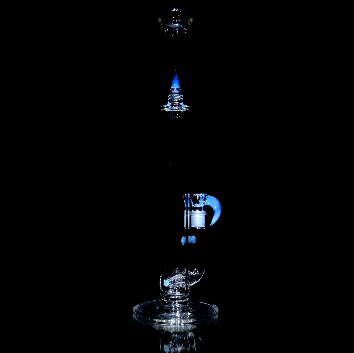 Accented 44mm Upgrid Stemline Straight Tube w/ 4-hole Horned Slide - Ozone - 18mm Female