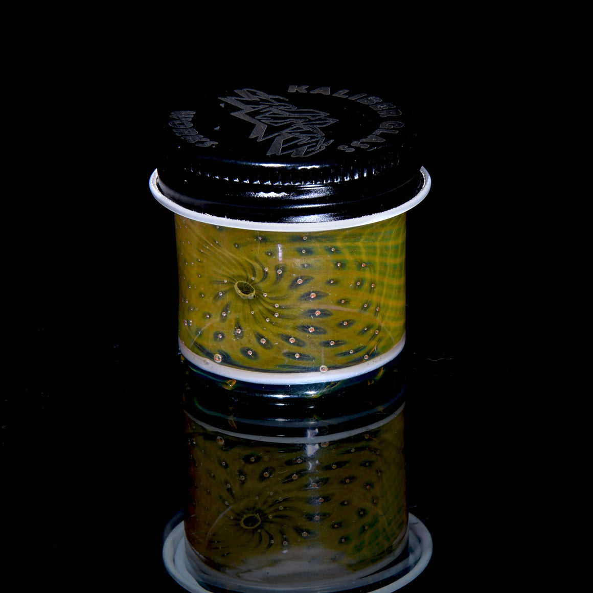 Lidded Airtight Baller Jar - Fume Reti w/ Bubble Trap Wrap & Rake