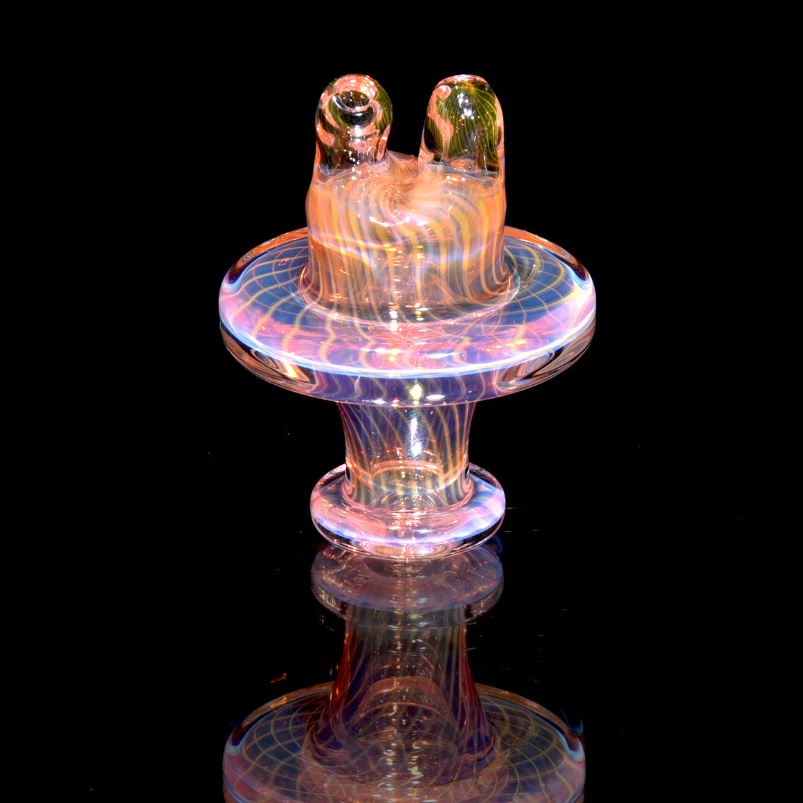 Fully-fumed Dual-hole Spinner Cap