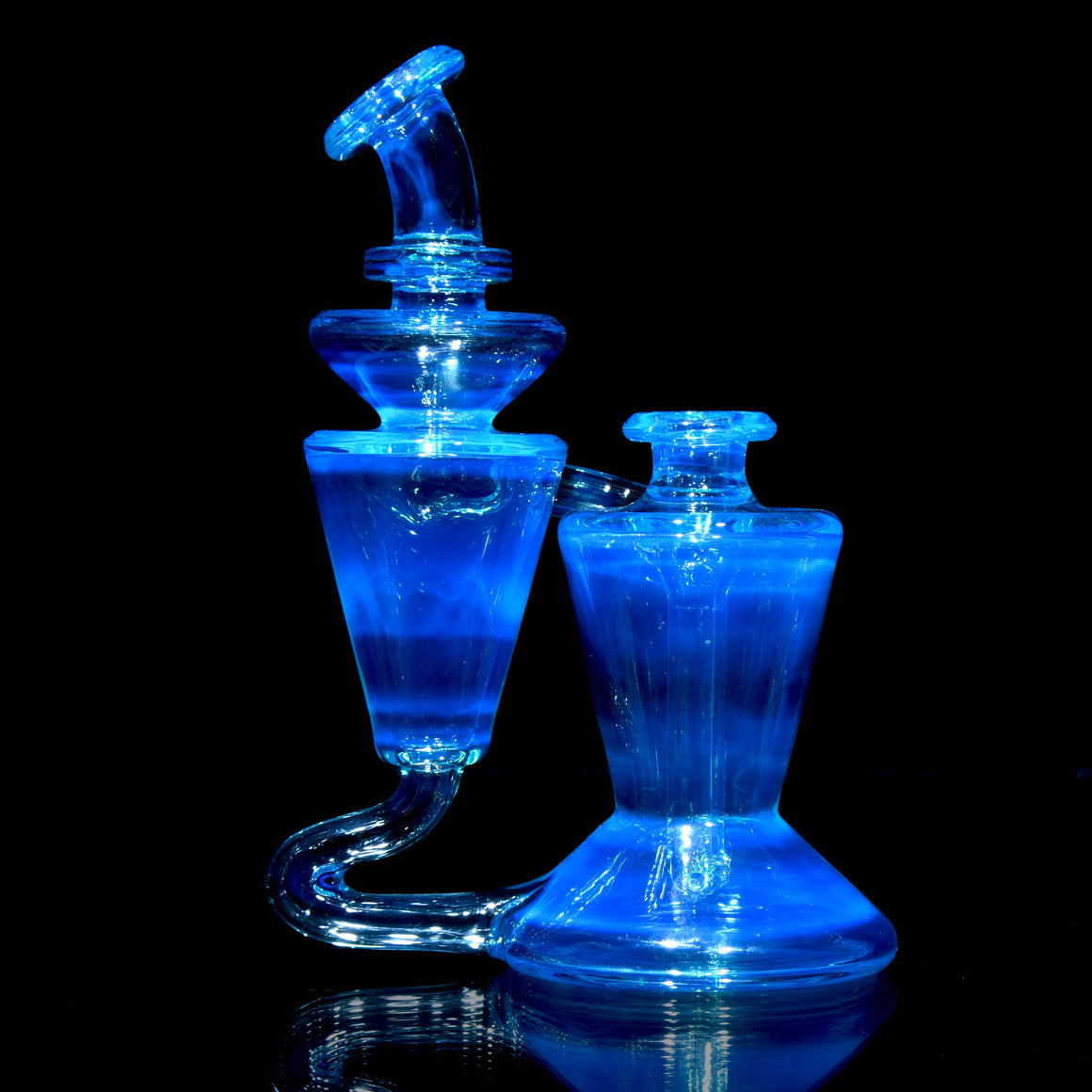 Classic Single-uptake Floating RBR-style Recycler w/ Blender Cap - Meta-Terrania - 10mm Female