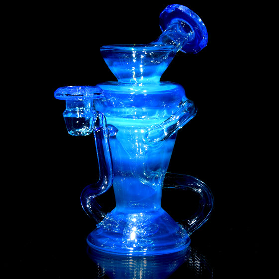 Faceted Double-uptake Refined Klein Recycler - Meta-Terrania/Neptune - 10mm Female