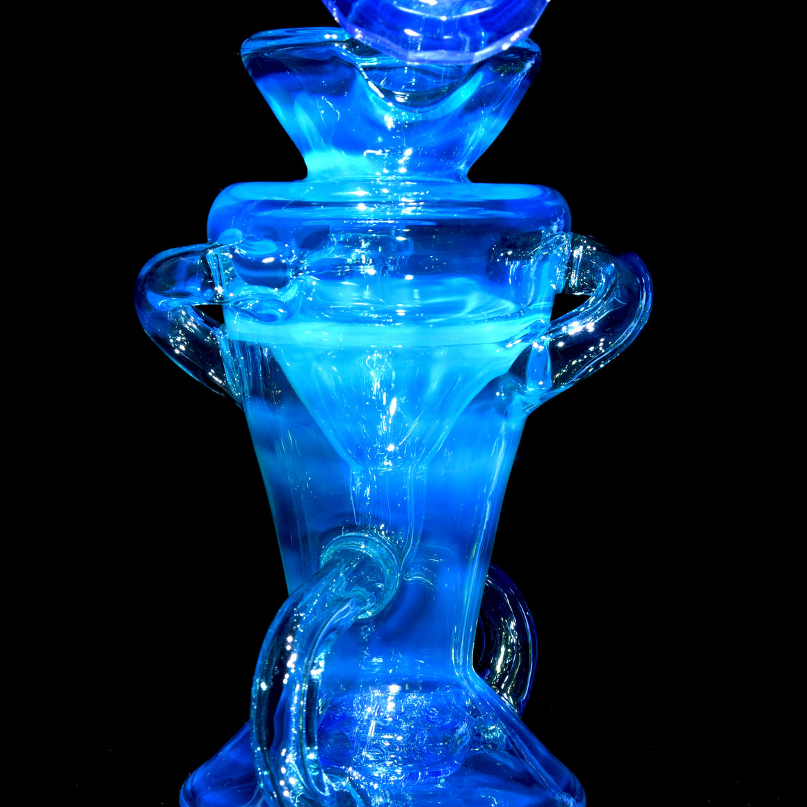 Faceted Double-uptake Refined Klein Recycler - Meta-Terrania/Neptune - 10mm Female