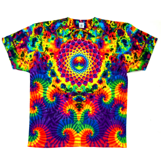 XXL - 12-Spiral Mega Combo Short-sleeve Tie Dye T-Shirt