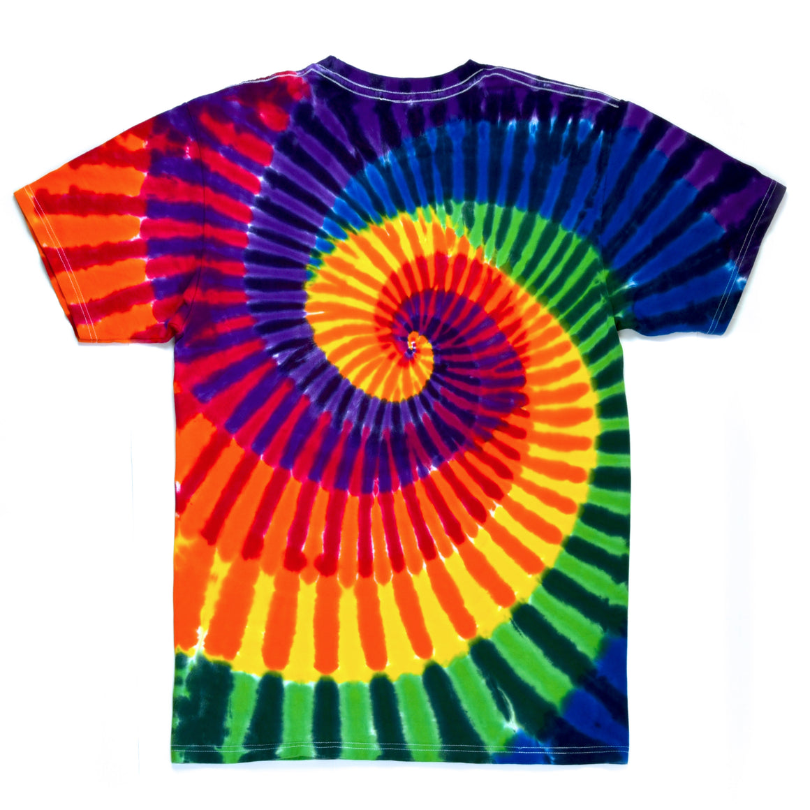 Medium Tie Dye T-Shirt - Rainbow Swirl Mandala Combo