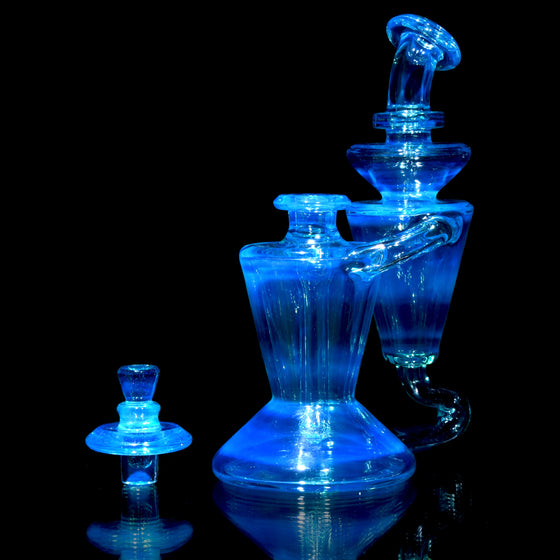 Classic Single-uptake Floating RBR-style Recycler w/ Blender Cap - Meta-Terrania - 10mm Female