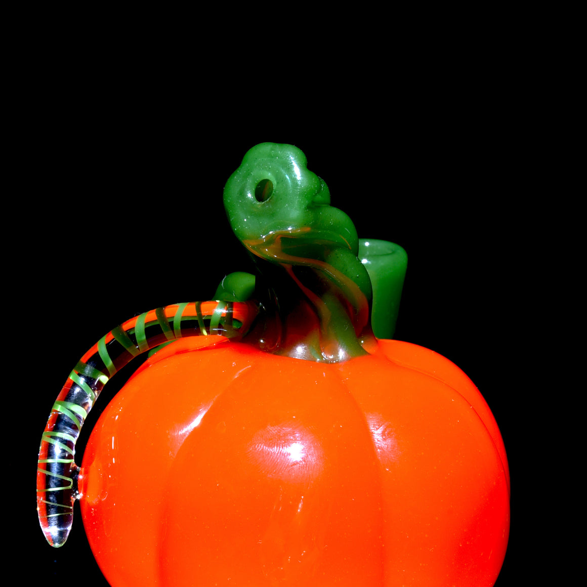 Halloween-themed Sculpted Pumpkin Rig - 10mm Female
