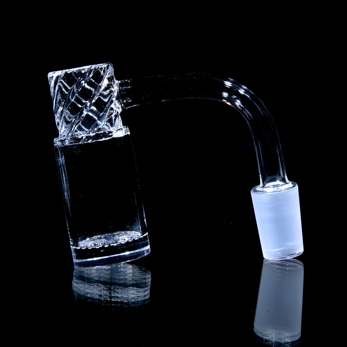 24mm OD TerpNado Auto-spinning LSD Blender w/ 6mm thick base - 14mm/90° Joint