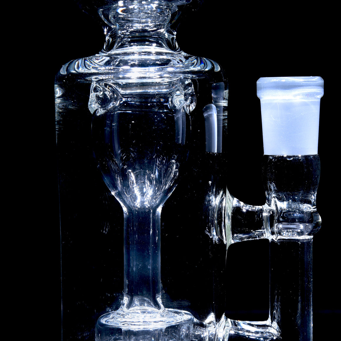 Mini Narrow Can Double-uptake Tornada Recycler - Clear - 14mm Female