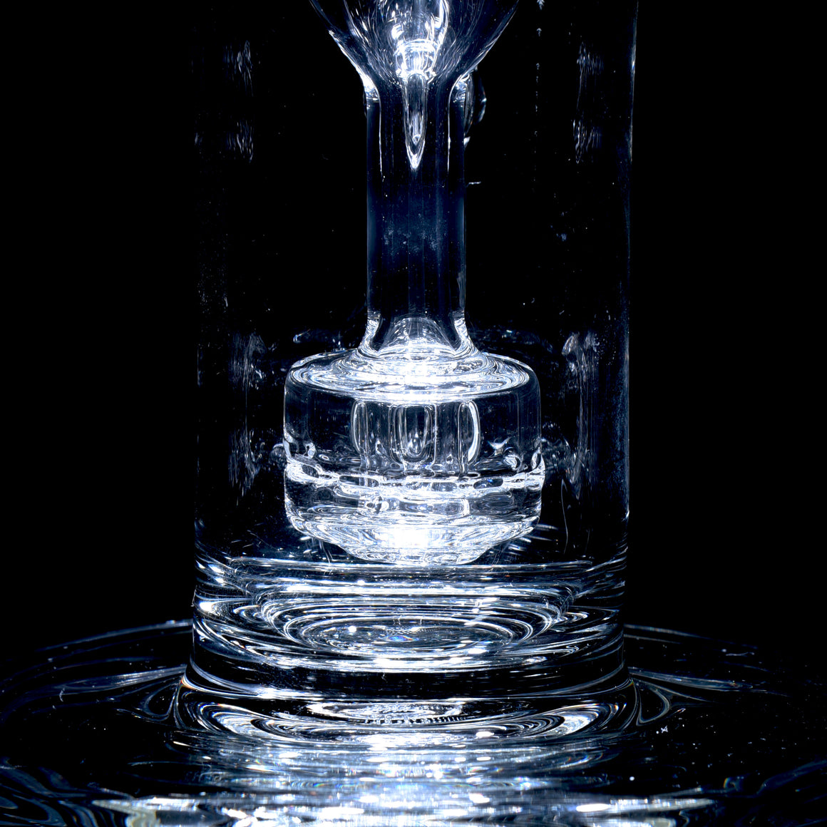 Mini Narrow Can Double-uptake Tornada Recycler - Clear - 14mm Female