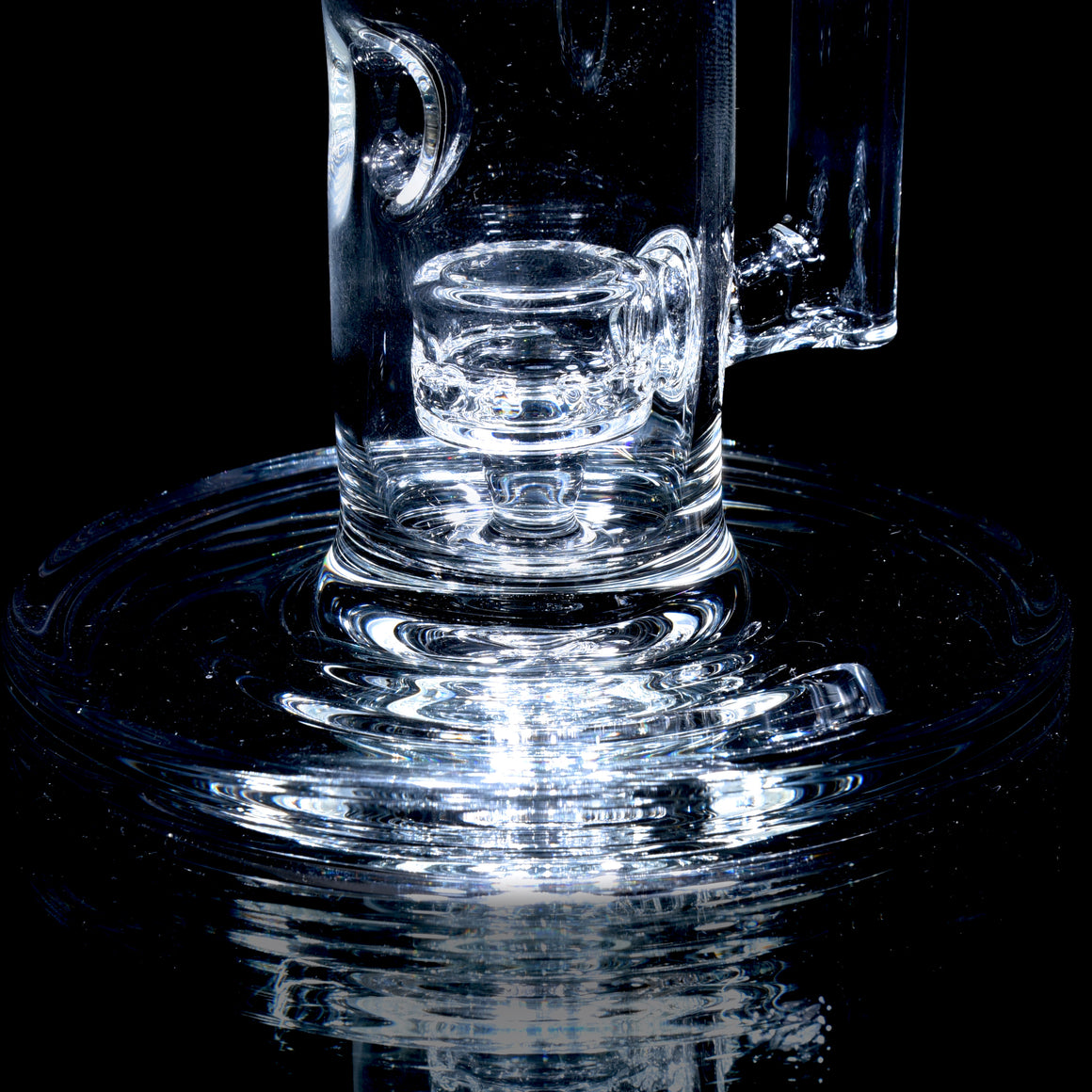 Mini Straight Fab - Clear - 14mm Female