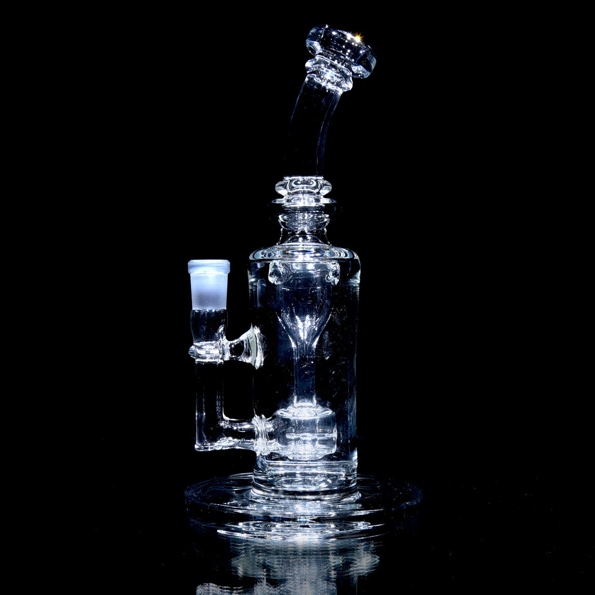 Mini Narrow Can Double-uptake Tornada Recycler - Clear - 14mm Female