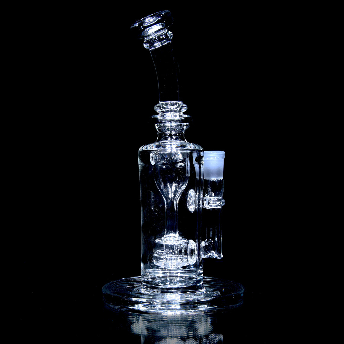 Mini Narrow Can Double-uptake Tornada Recycler - Clear - 14mm Female