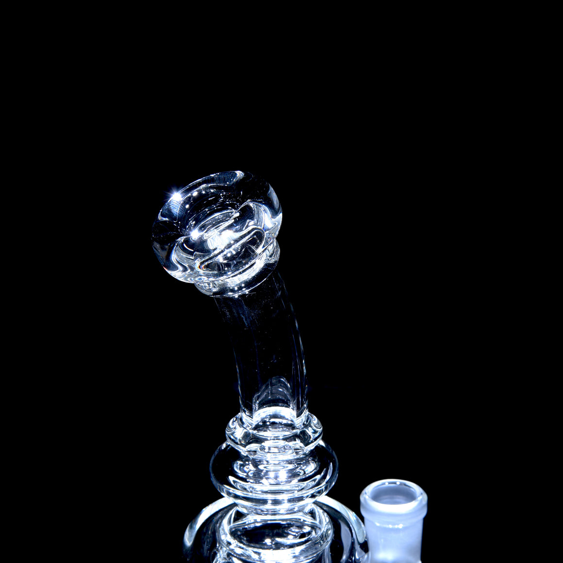 Mini Narrow Can Double-uptake Tornada Recycler - Clear - 14mm Female