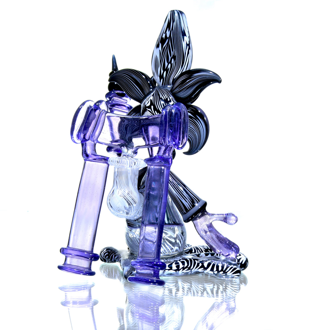 Collab - Seguso-tech Bird Shaman Wizard Rig Set w/ Dabber & Display Plug - 10mm Female