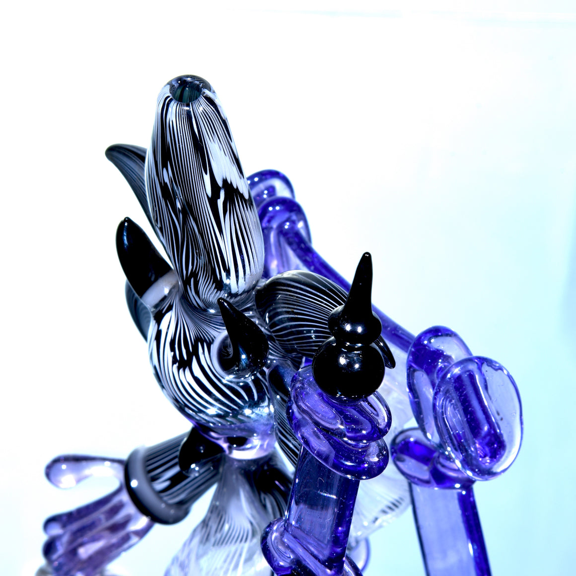 Collab - Seguso-tech Bird Shaman Wizard Rig Set w/ Dabber & Display Plug - 10mm Female