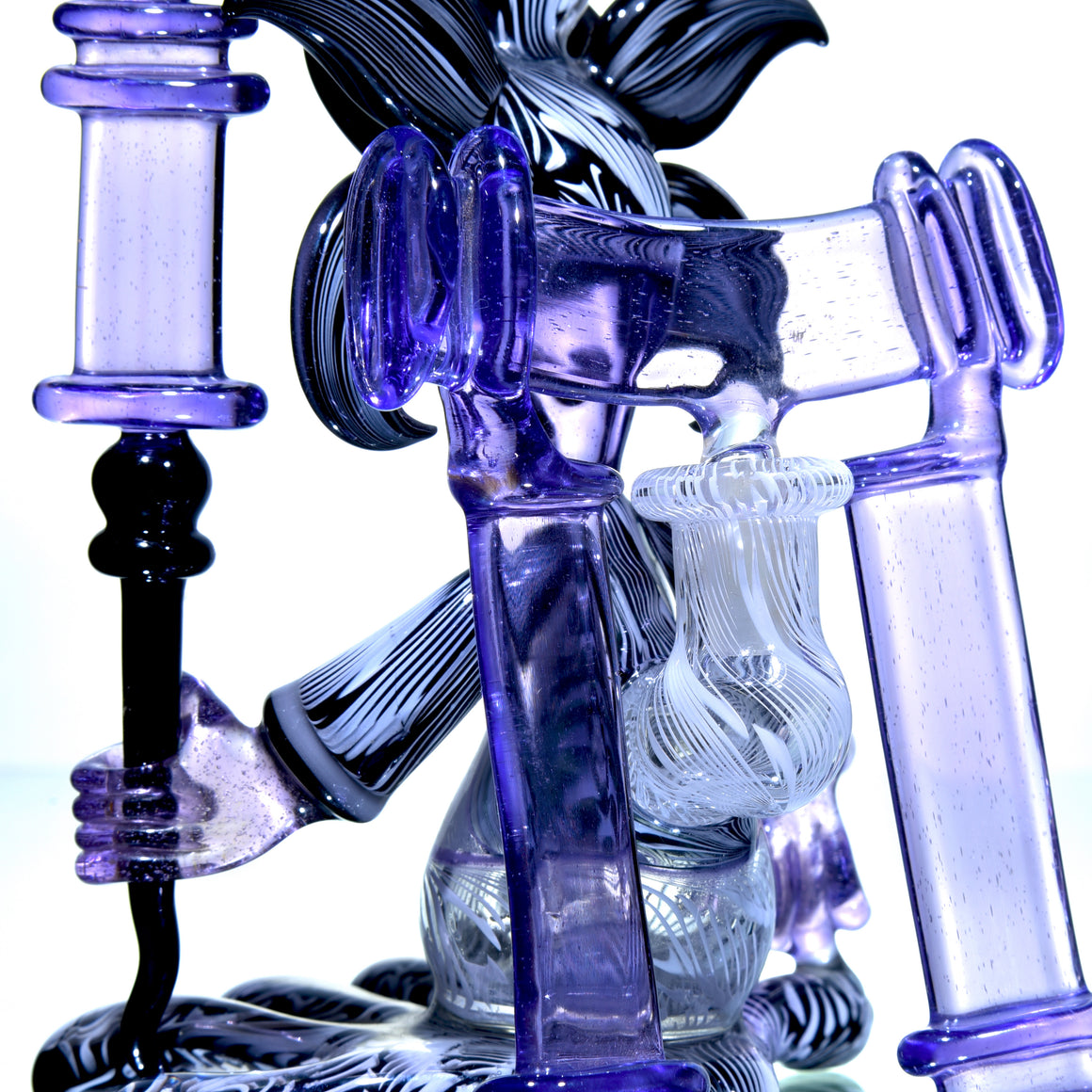 Collab - Seguso-tech Bird Shaman Wizard Rig Set w/ Dabber & Display Plug - 10mm Female