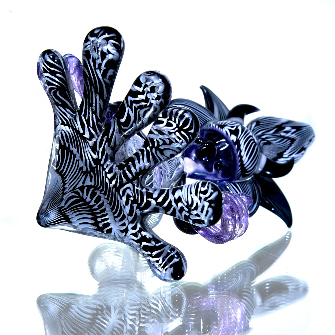 Collab - Seguso-tech Bird Shaman Wizard Rig Set w/ Dabber & Display Plug - 10mm Female