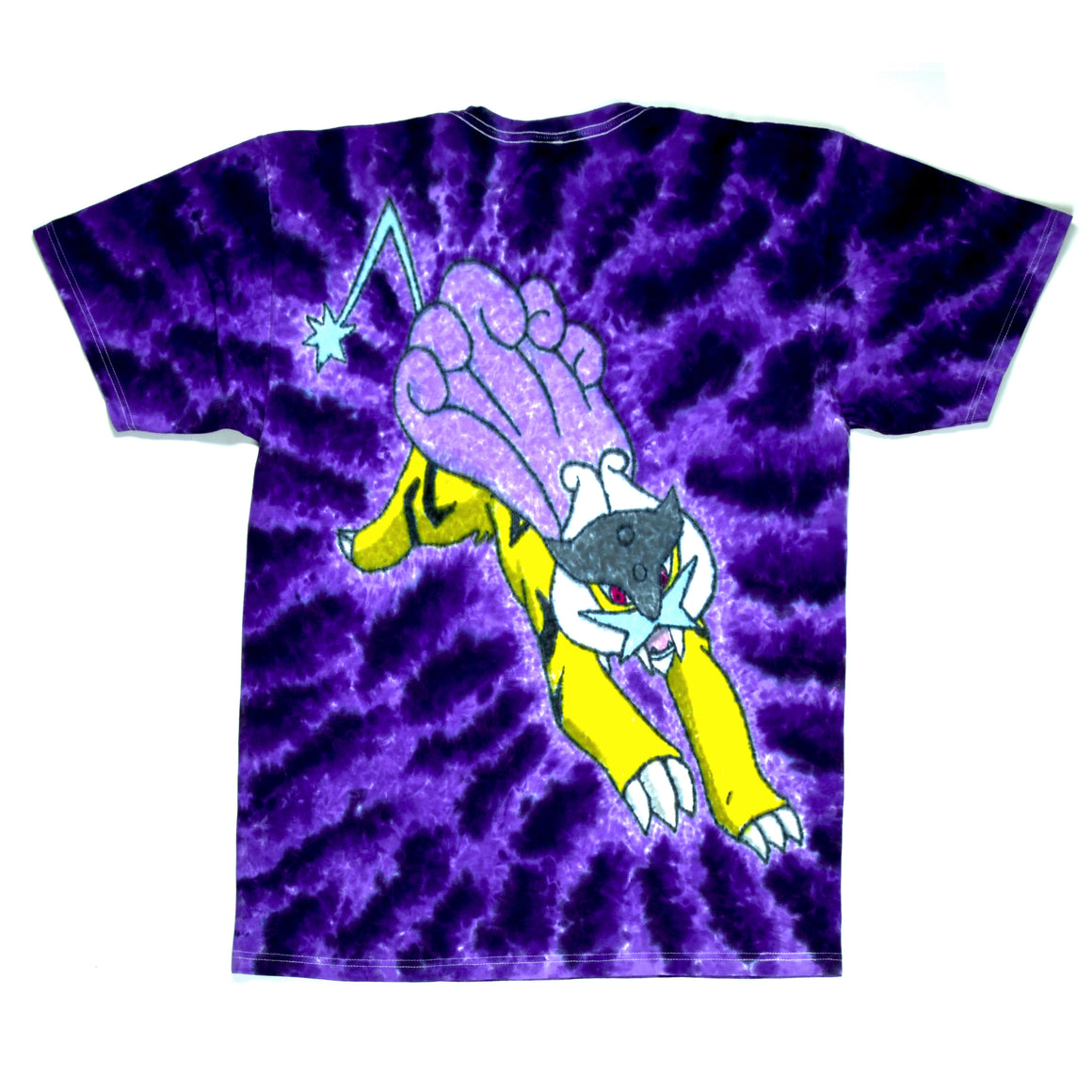 Large - "Raikou" Short-sleeve Tie Dye T-Shirt
