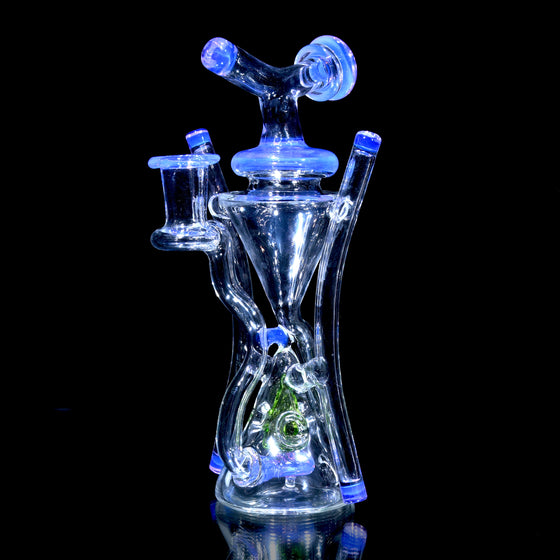 Swiss Cone Double-uptake Ronin Recycler - Lucid/Haterade - 10mm Female