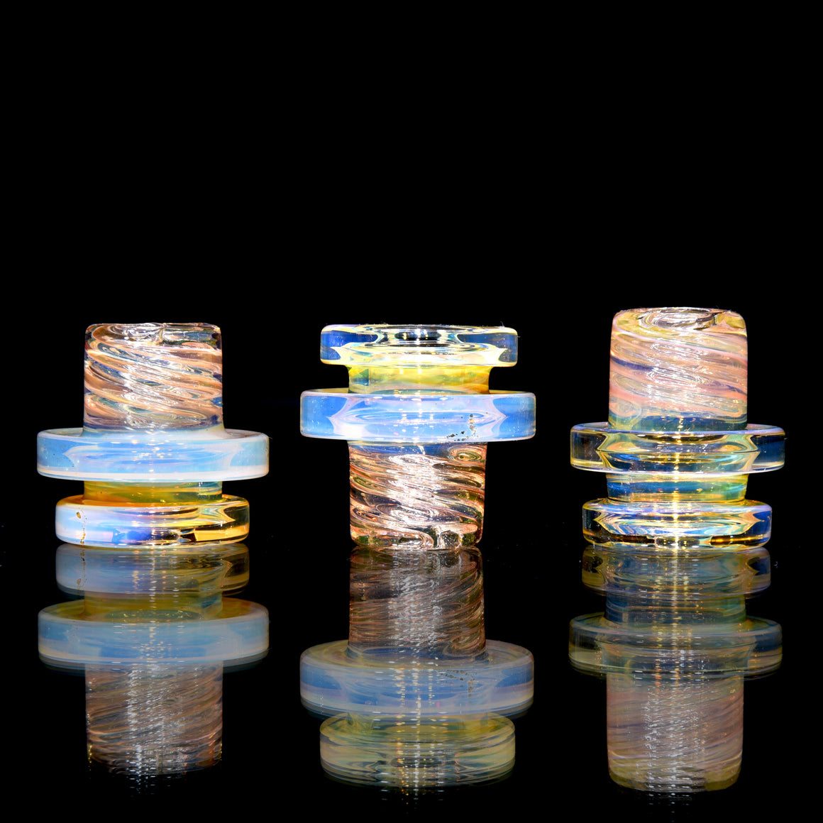 V3 Gold & Silver-fumed Dual-hole Spinner Cap