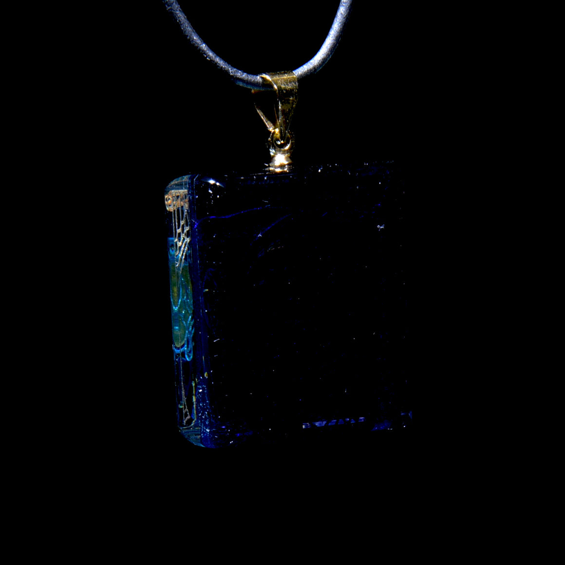 "Poems of the Falling Star" Series 3D Coldworked Pendant - Moon