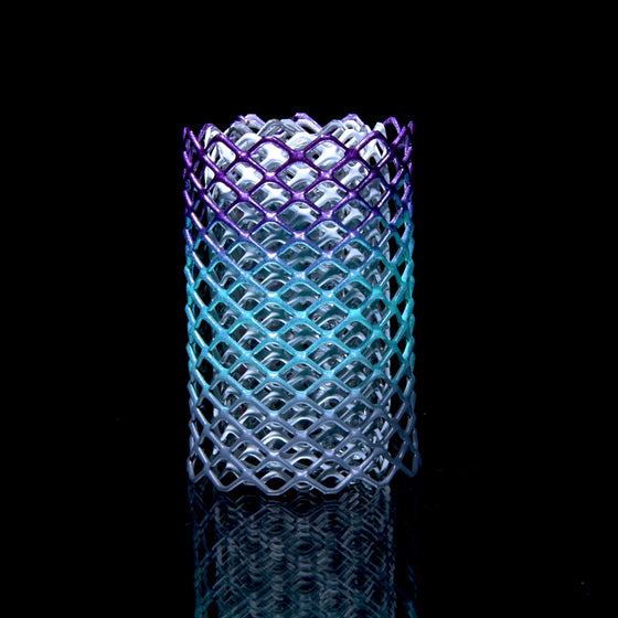 Mamba Guardz - Custom Nozzle Heat Shield for Blazer Big Shot & Vector Nitro - Metallic Purple/Sky Blue/Gray