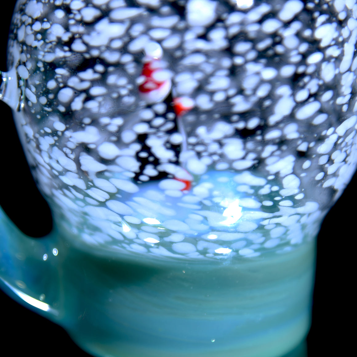 Christmas Penguin on Iceberg Snow Globe Rig - 10mm Female