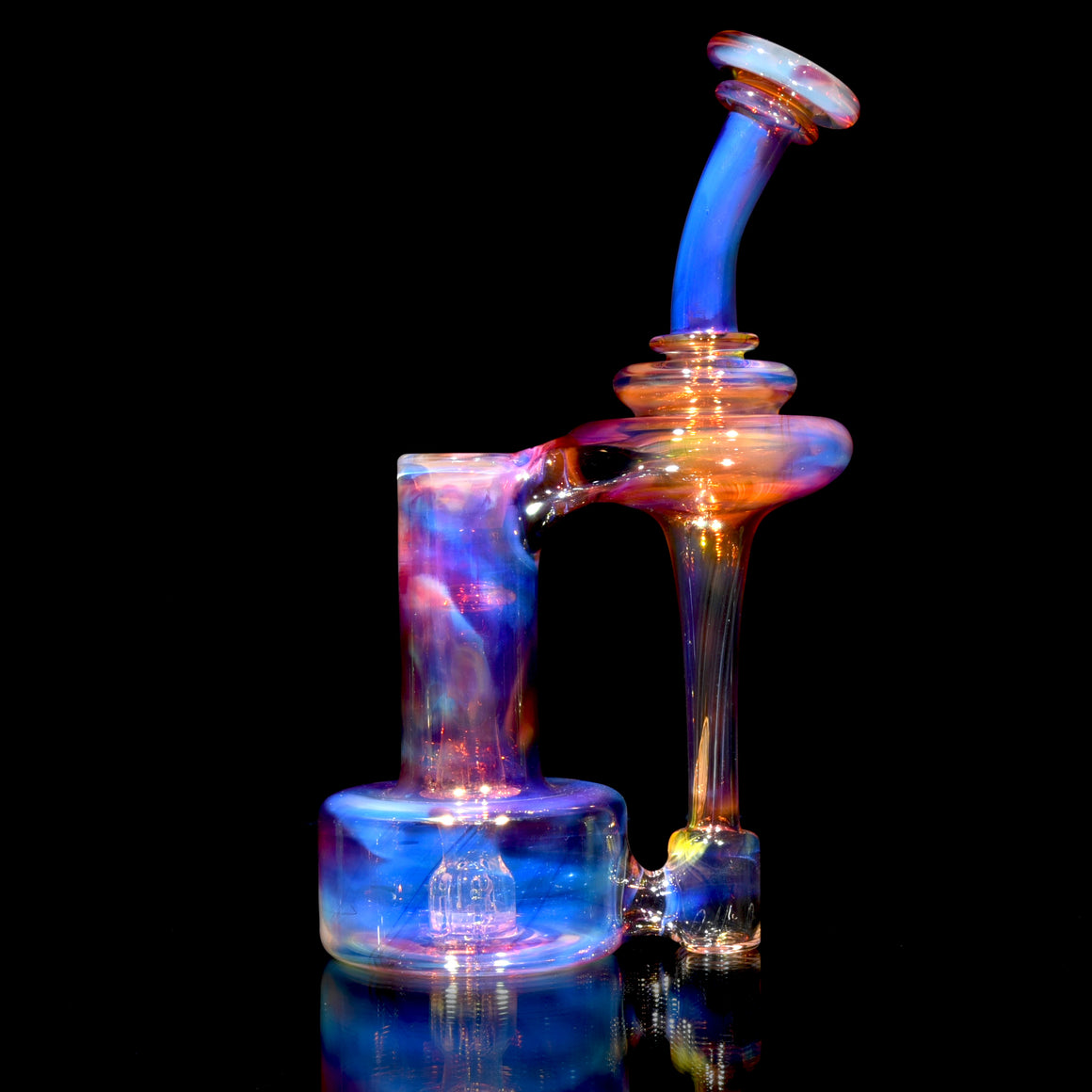 Fully-fumed & Gridded RBR w/ Signature Marble - 14mm Female