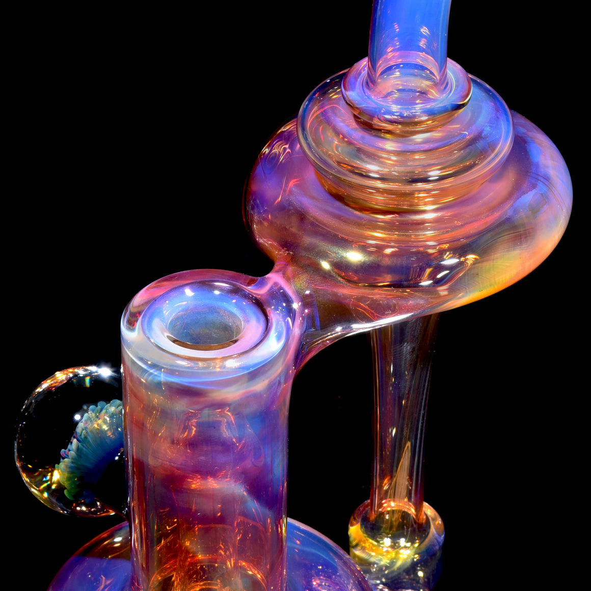 Fully-fumed & Gridded RBR w/ Signature Marble - 14mm Female
