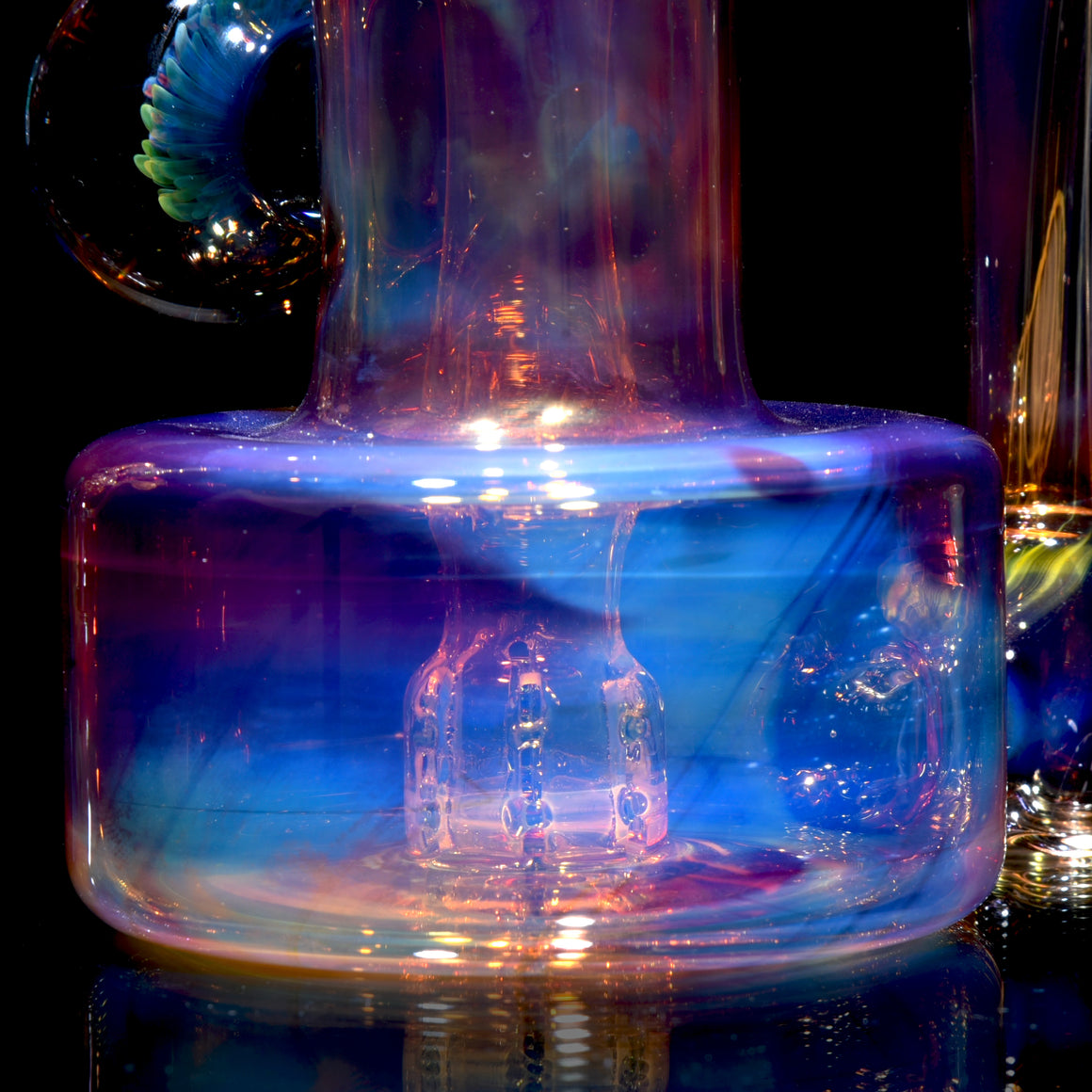 Fully-fumed & Gridded RBR w/ Signature Marble - 14mm Female