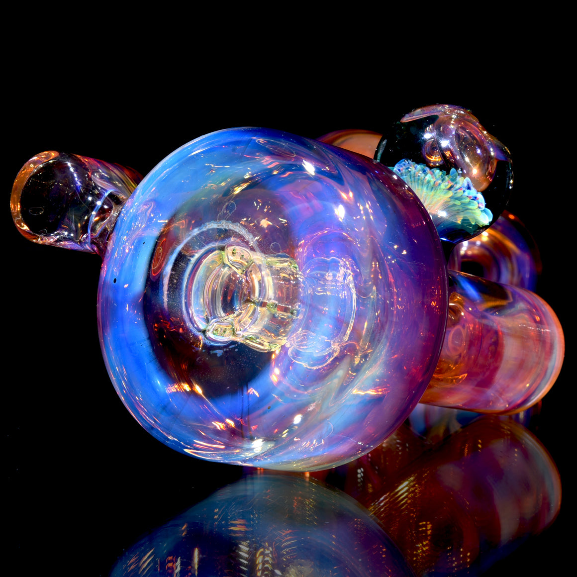 Fully-fumed & Gridded RBR w/ Signature Marble - 14mm Female