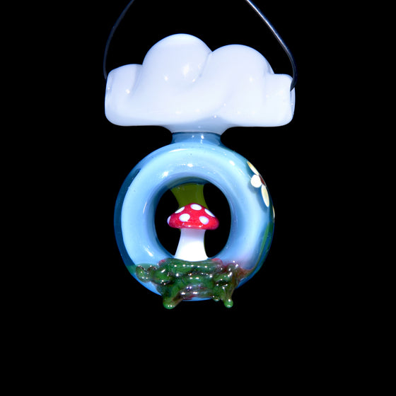 Colorform Scenery Pendant - Mushroom/Lightning & Flowers