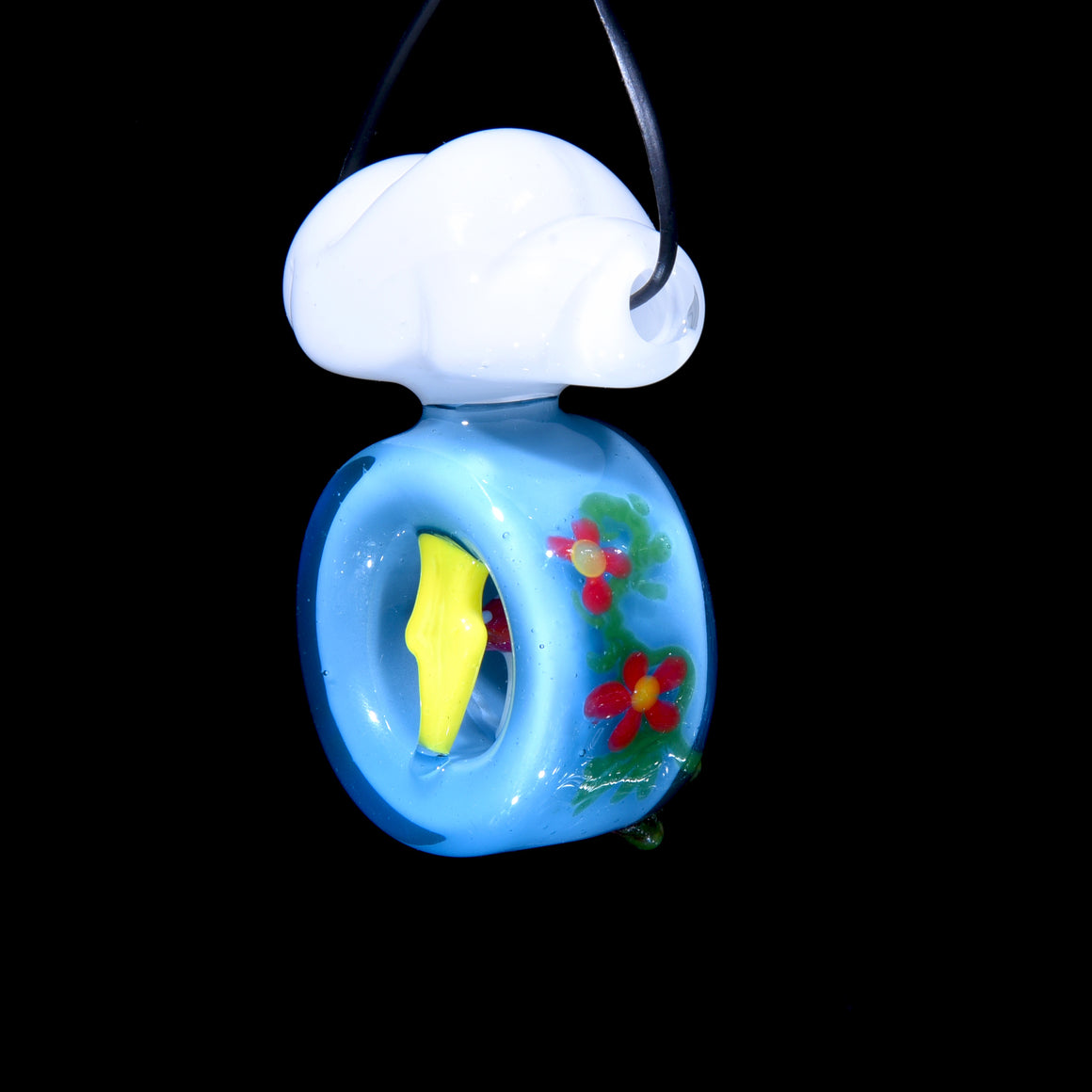Colorform Scenery Pendant - Mushroom/Lightning & Flowers
