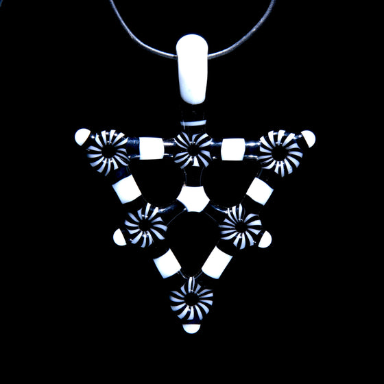 Circletech Triangle Pendant - Black & White