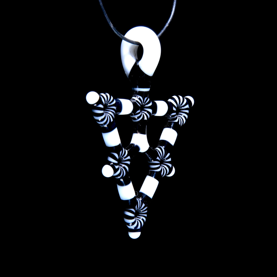 Circletech Triangle Pendant - Black & White