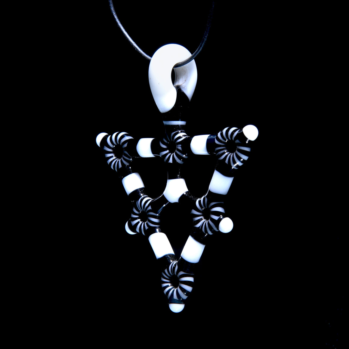 Circletech Triangle Pendant - Black & White