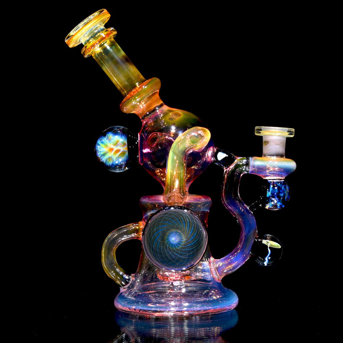 Fully-fumed Double-Uptake Klein Orbcycler  - 10mm Female