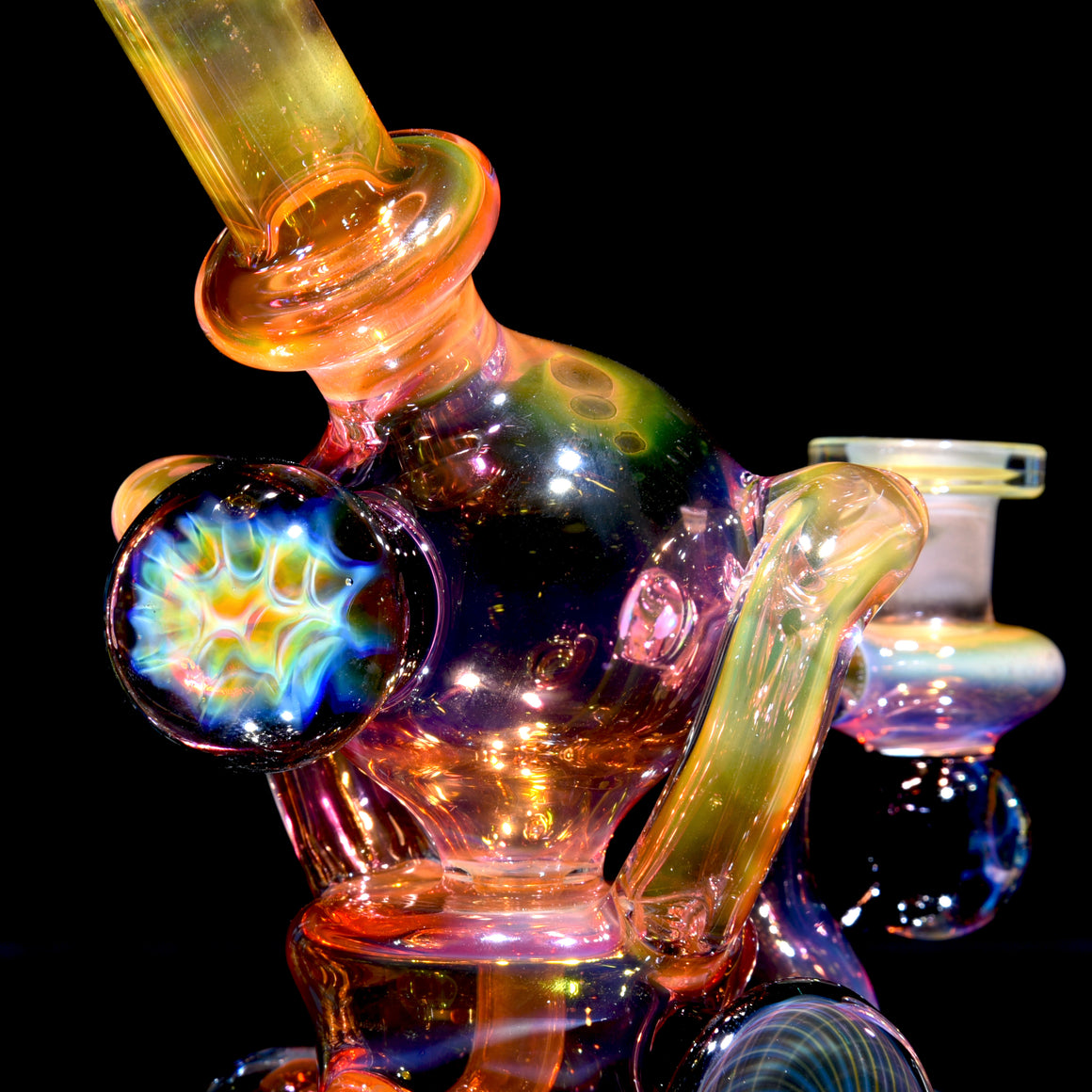 Fully-fumed Double-Uptake Klein Orbcycler  - 10mm Female